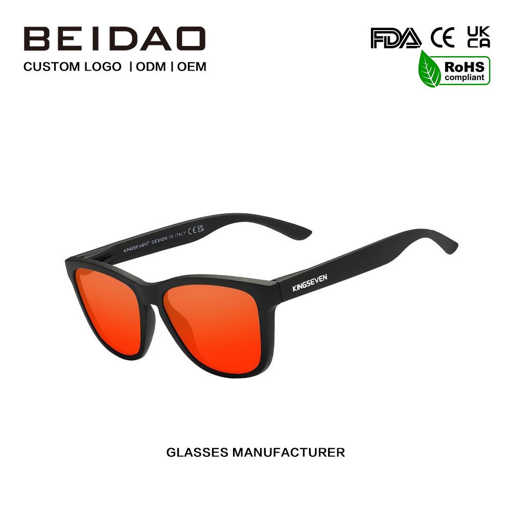 Класически квадратни поляризирани слънчеви очила TR90