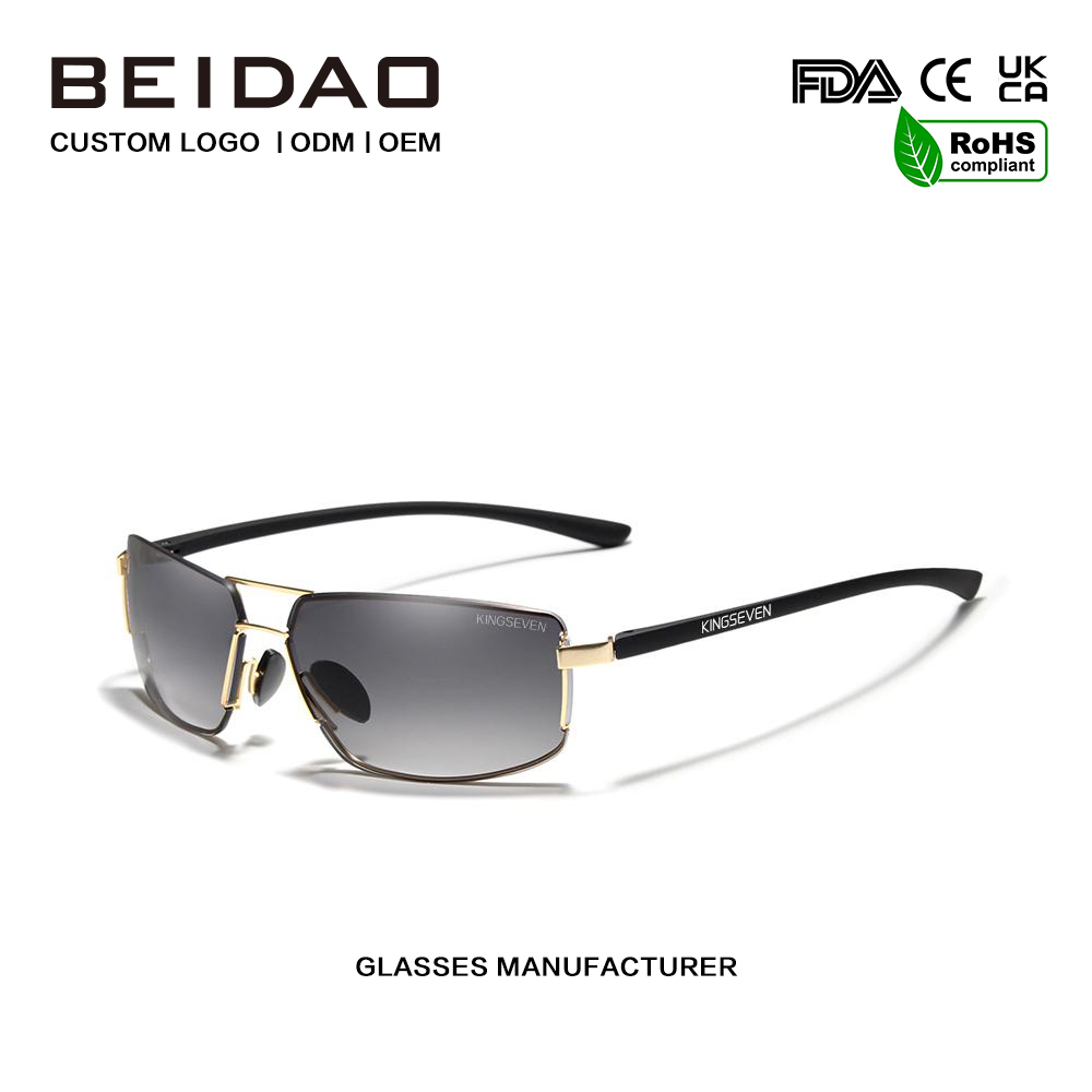 Горещи продавани модни алуминиеви поляризирани слънчеви очила